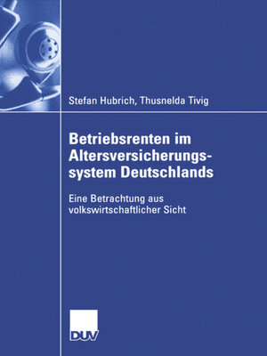 cover image of Betriebsrenten im Altersversicherungssystem Deutschlands